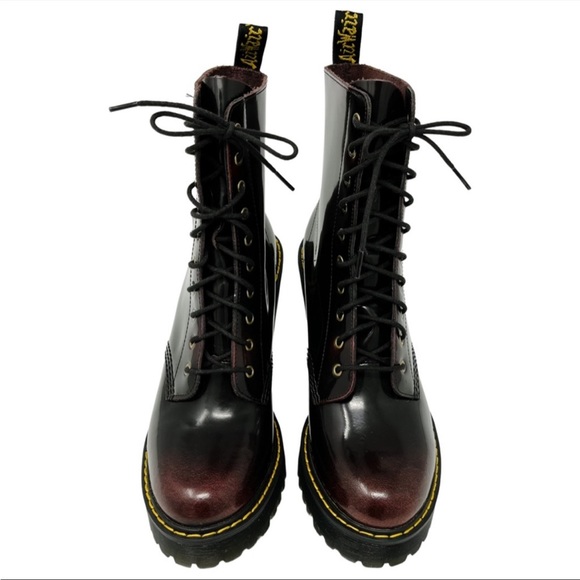Dr. Martens Red Heeled Kendra Boots Women's Size 9 EU41 Arcadia Leather … - Picture 5 of 17